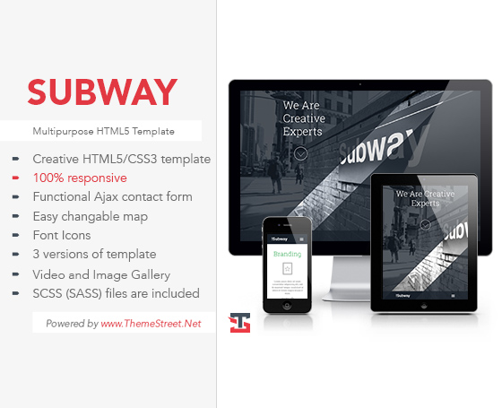 SUBWAY - Creative HTML5 Template SUBWAY - Creative HTML5 Template