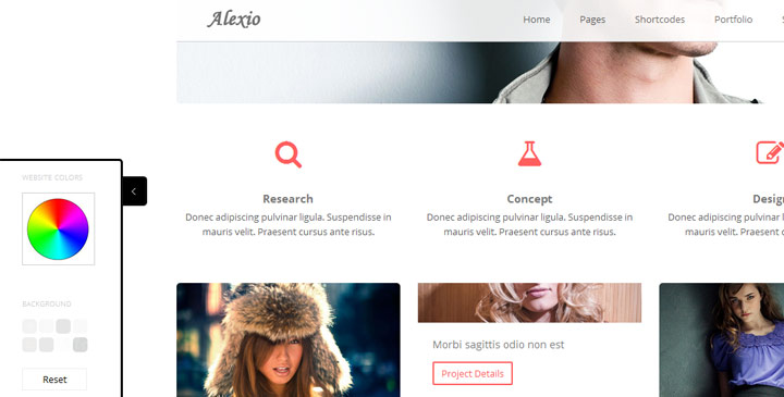 Alexio - Minimalist Wordpress Template