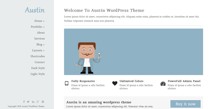 Austin - Premium WordPress Theme