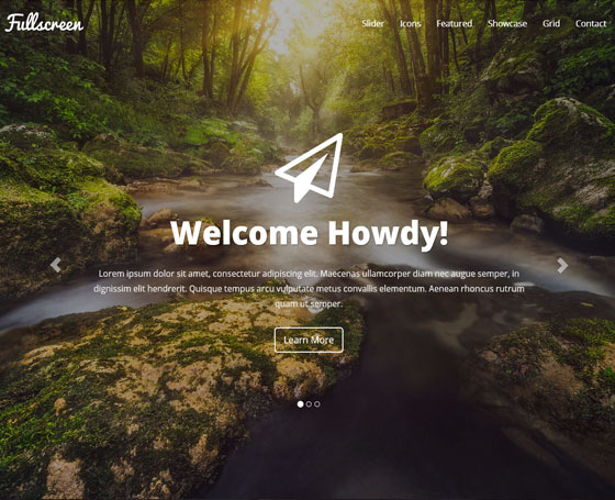 Fullscreen - Responsive Template Fullscreen - Responsive Template