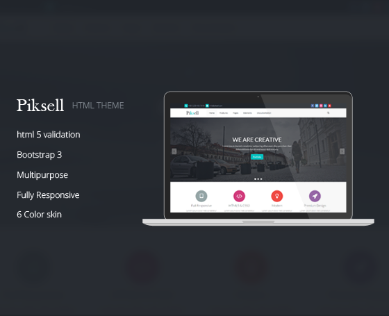 Piksell - Responsive Website Template