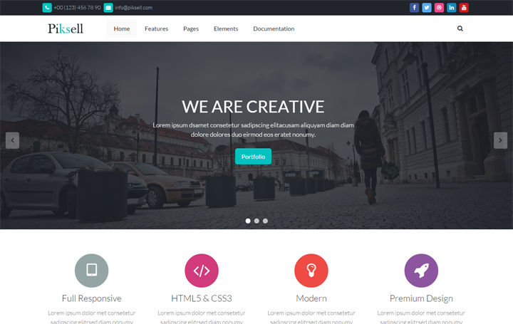 Piksell - Responsive HTML5 Template