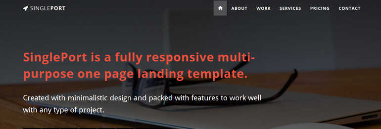 singleport-onepage-bootstrap-template