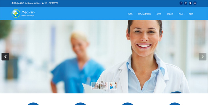 MedPark - Medical WordPress Template