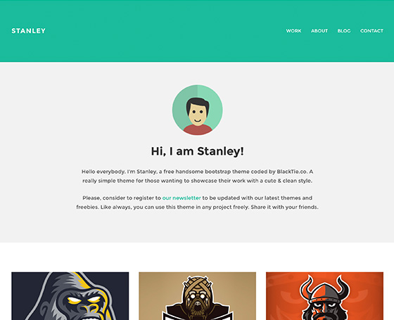 Stanley - Free Freelancer Theme Bootstrap