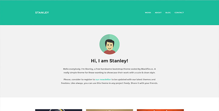 Stanley - Free Freelancer Bootstrap Template