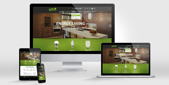 Energy Saving - Bootstrap Website  Template