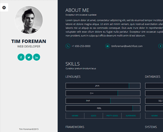 ENTERPRISE - CV Resume Template ENTERPRISE - CV Resume Template