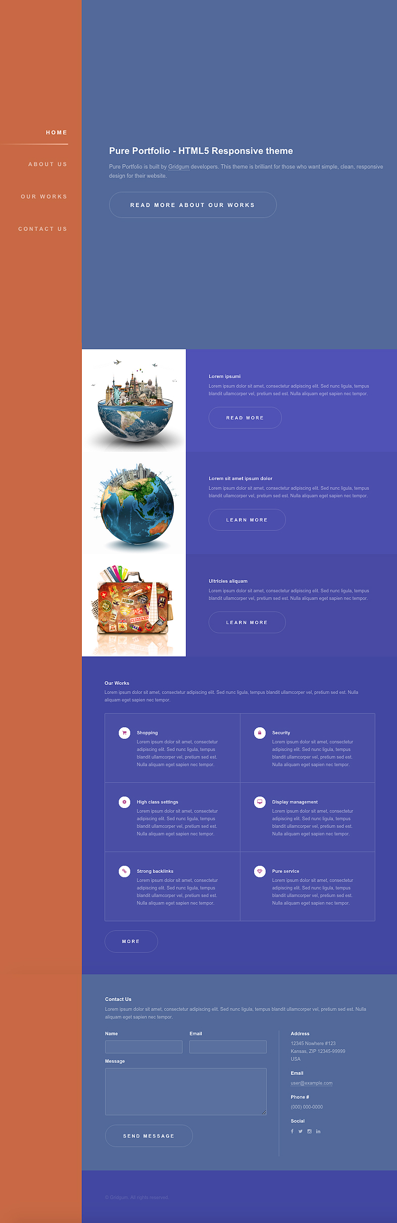HTML5 template