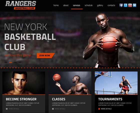 Basketball websites shop