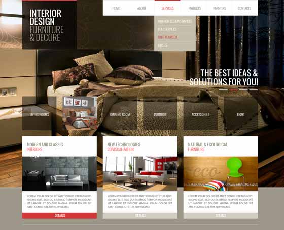 Interior Design - bootstrap template